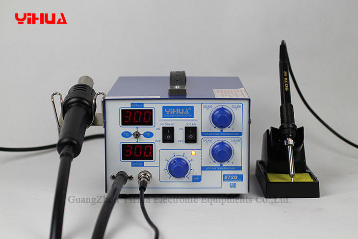 2 IN 1 Mobile Phone Rework Station With Hot Air Gun and Soldering Iron